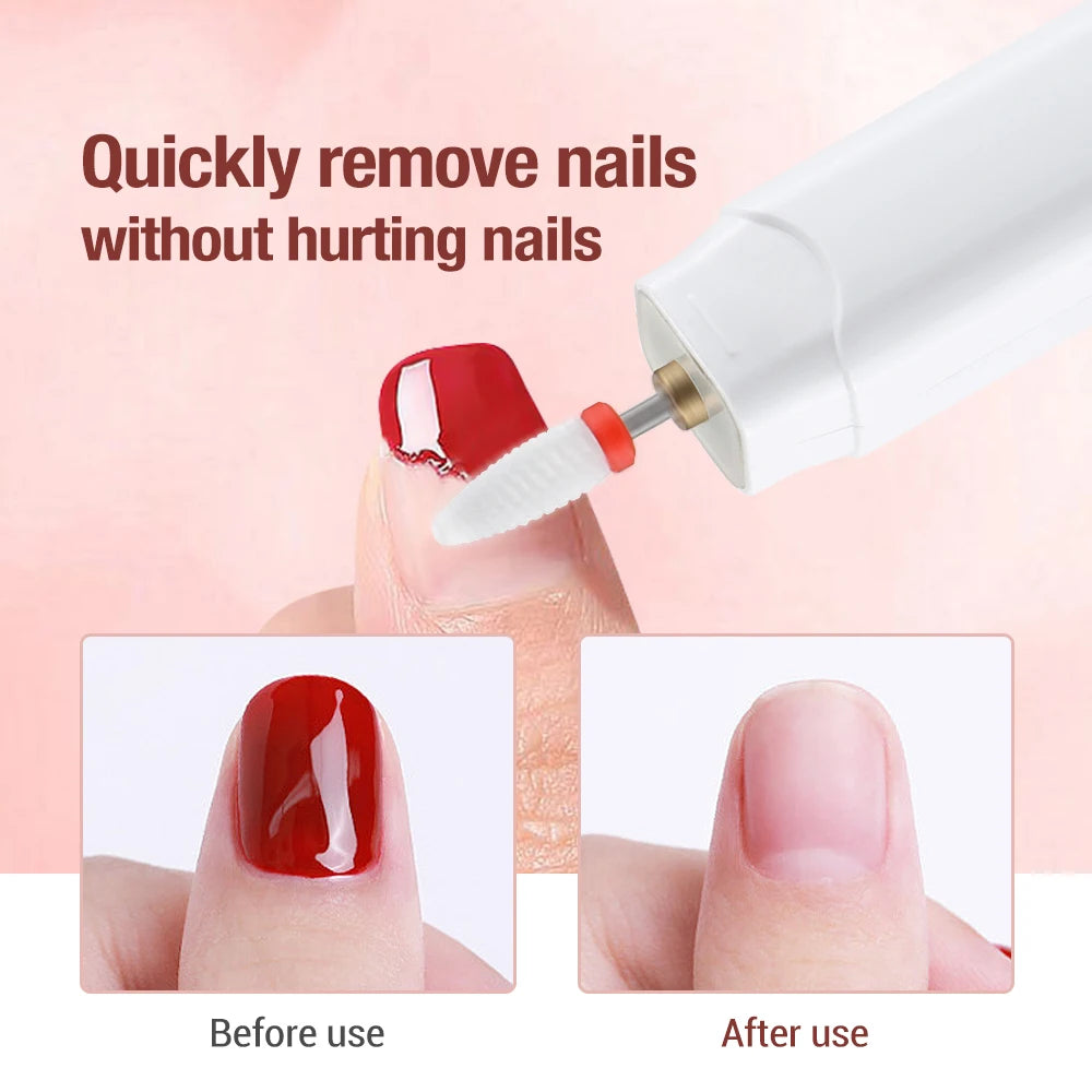 Professional Cordless Electric Nail File and Manicure Drill Set