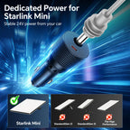 Starlink Mini 90W DC Power Cable 45W Type-C Car Charger 12V-24V