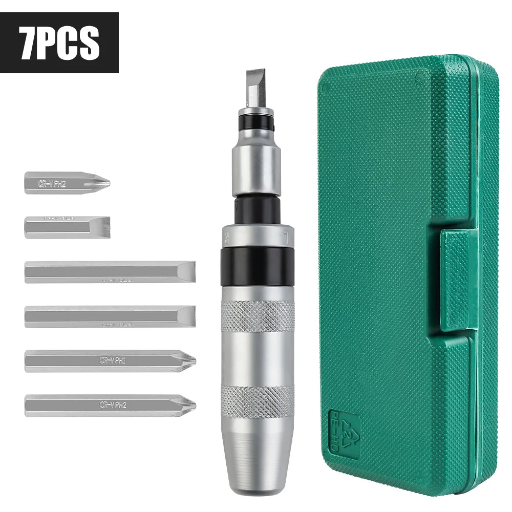 Manual Impact Screwdriver Set for Removing Stuck Screws