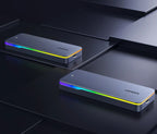 20Gbps M.2 NVMe and SATA SSD Enclosure with RGB Lighting