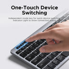 Dual-Mode Bluetooth 5.3 & 2.4G Slim Wireless Keyboard