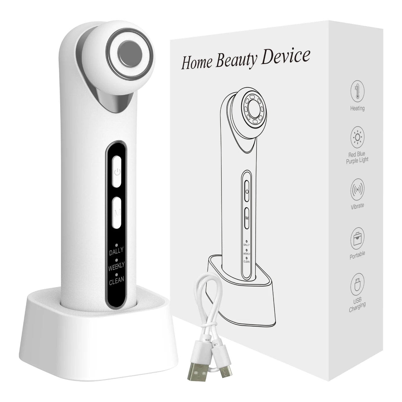 LED Photon Eye Facial Massager and Lifting Wand - 18