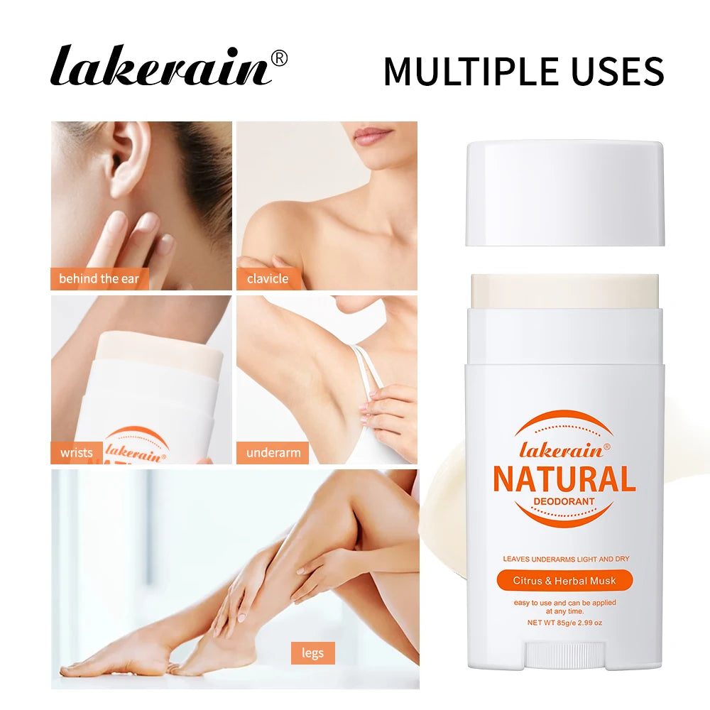 Long-Lasting Natural Solid Deodorant Stick for Men and Women - 6