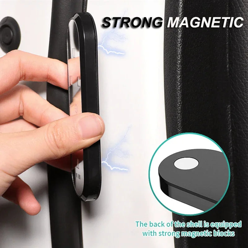 Magnetic LED Car Door Welcome Light with USB Charging and Auto Sensor