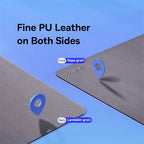 Waterproof PU Leather Desk Mouse Pad for Office and Gaming