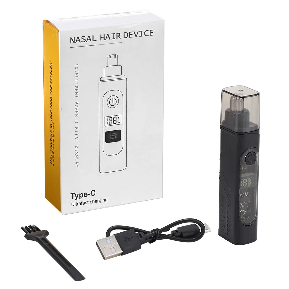 Electric Rechargeable Nose and Ear Hair Trimmer - 18