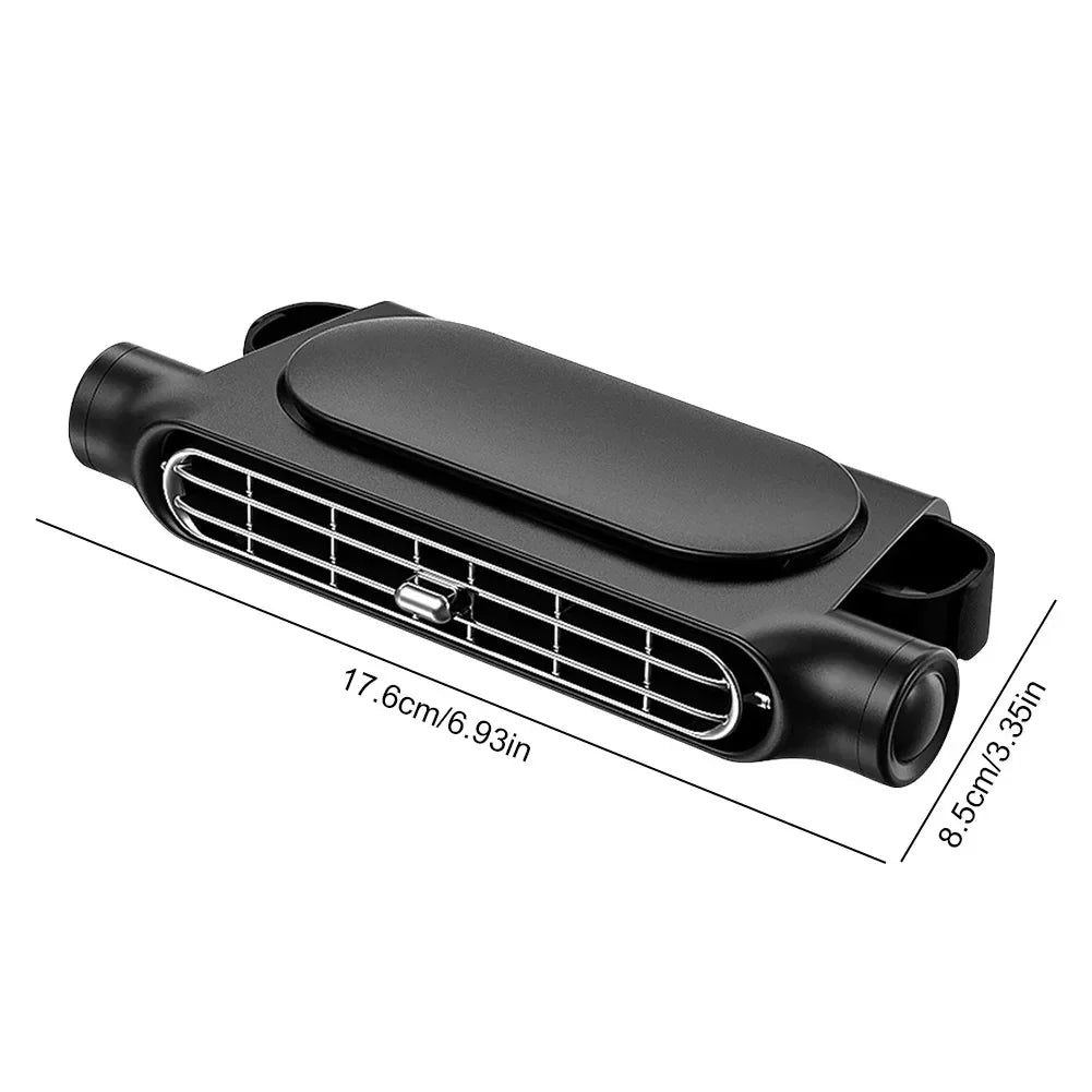 3 Speed Rechargeable Car Seat Cooling Fan with 3000mAh Battery