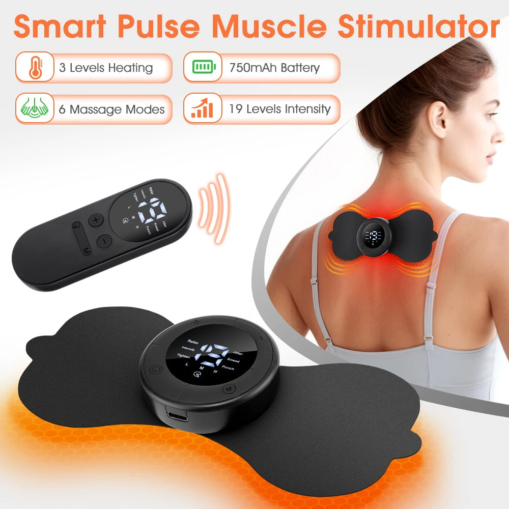 Portable Electric Muscle Massage Patch with Remote - 18