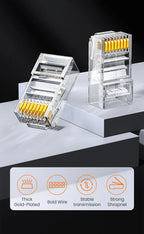 Cat 6 RJ45 Ethernet Network Cable Connector Plugs