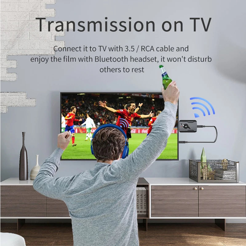 Bluetooth 5.3 Audio Transmitter and Receiver Adapter