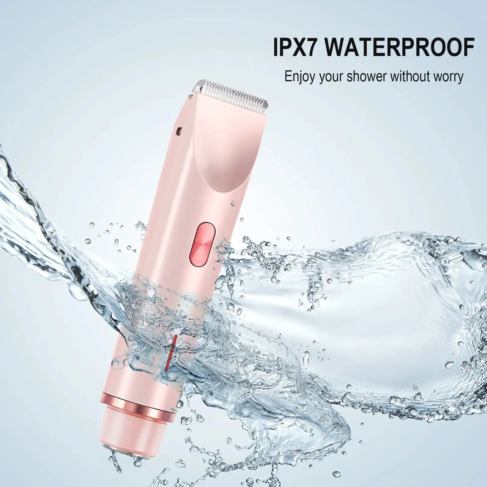 2-in-1 Waterproof Electric Hair Shaver for Body and Face - 4