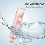 2-in-1 Waterproof Electric Hair Shaver for Body and Face