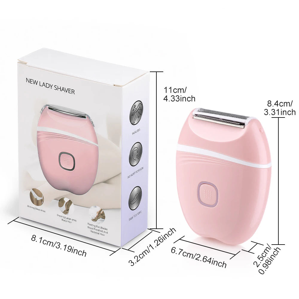 Electric Rechargeable Foil Shaver for Women Body Hair Removal