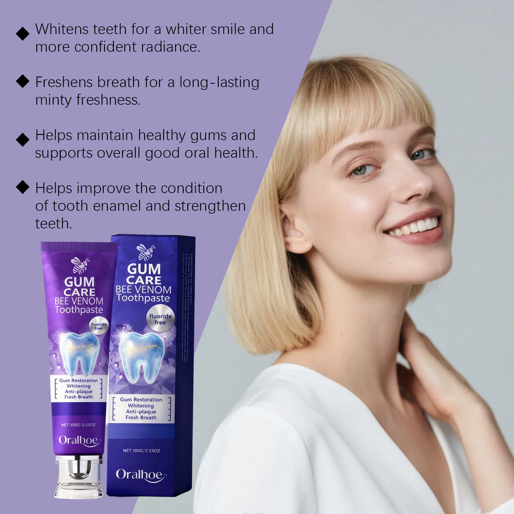 Bee Venom Gum Care and Teeth Whitening Toothpaste