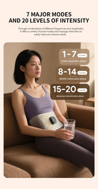 Electric Waist Pulse Massager for Abdominal Toning and Relaxation