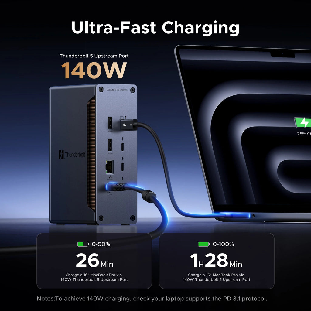 13-in-1 Thunderbolt 5 Docking Station for Laptops