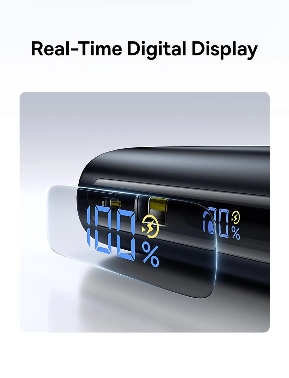 145W Fast Charging Power Bank with Built-In Cables 25000mAh