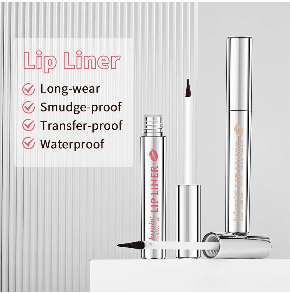 Waterproof Peel-Off Matte Lip Liner for Long-Lasting Color