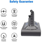 Replacement Battery for Cordless Vacuum Cleaners