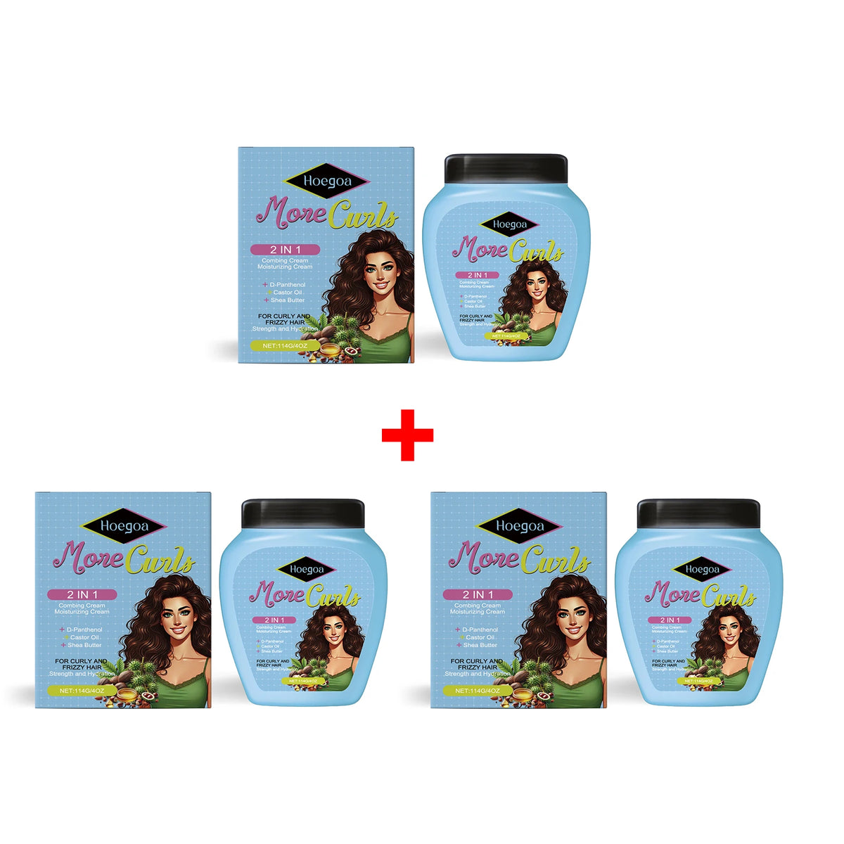Curl Defining and Moisturizing Hair Cream for Frizzy Hair