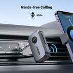 Bluetooth 5.3 Car Audio Receiver with 3.5mm Aux Adapter