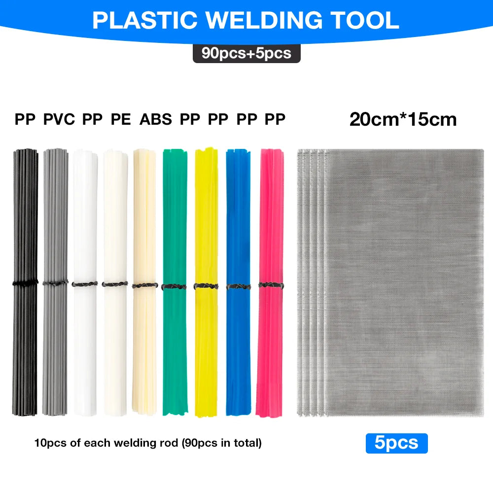 Plastic Welding Repair Kit for Car Bumpers and Hard Plastics - 13