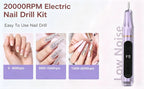 Professional Cordless Electric Nail File and UV Lamp Kit