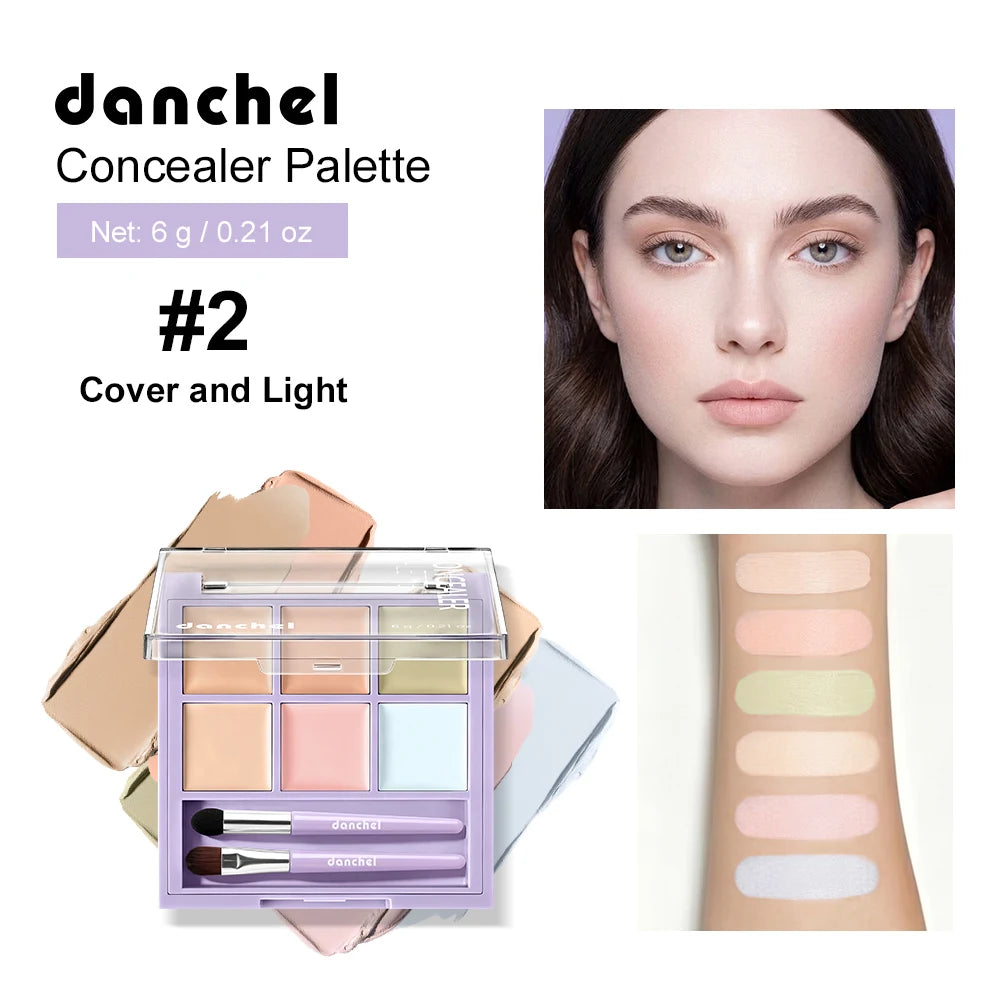 6-Color Face Concealer and Color Correcting Palette