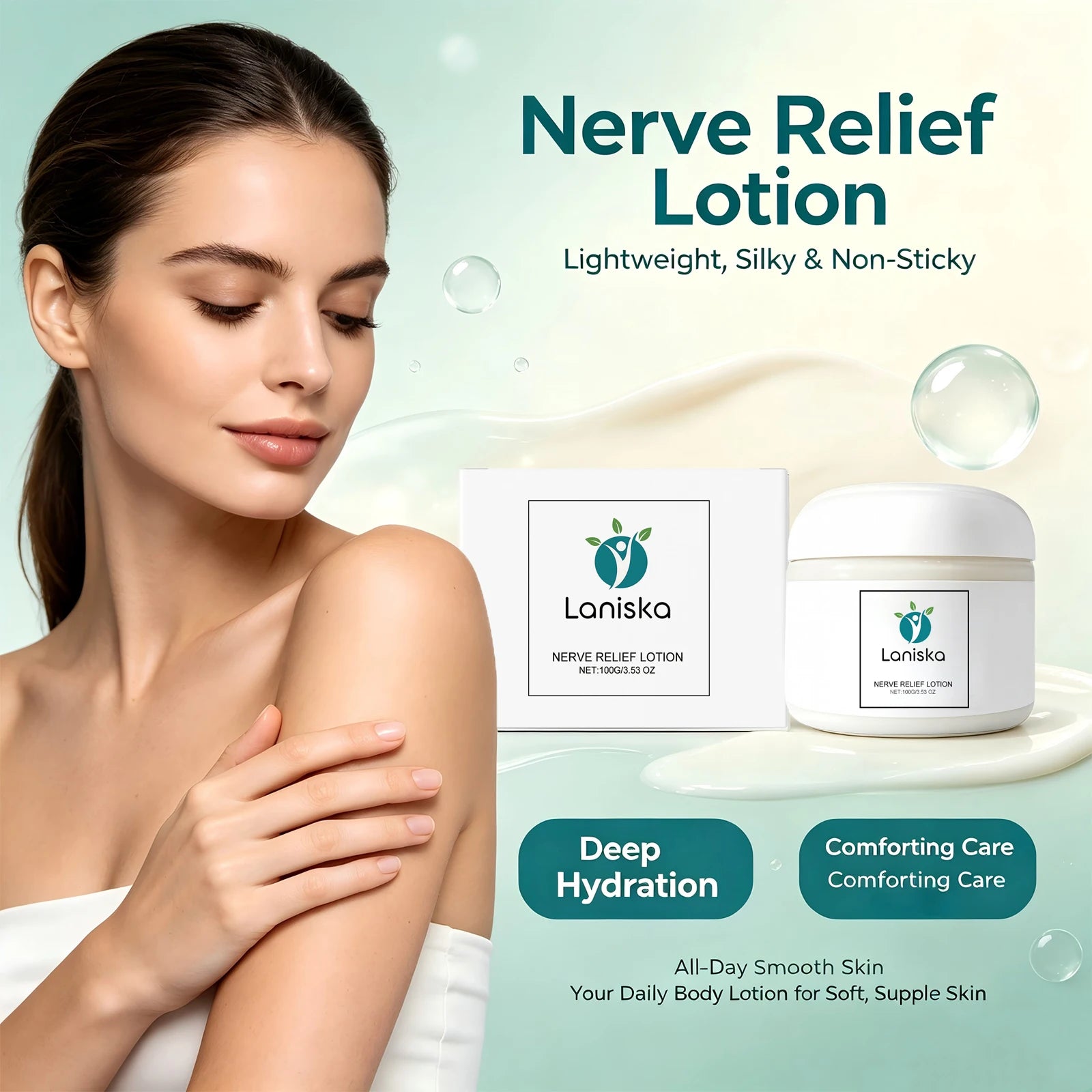 Soothing Nerve Relief Lotion for Tired Body Skin - 5