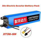 36V 10Ah Lithium Battery Pack for Electric Scooters and E-Bikes