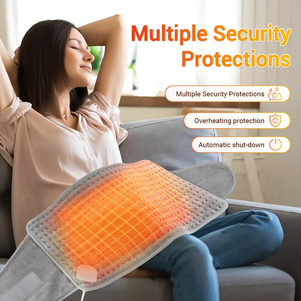 Electric Heated Waist Wrap for Pain Relief and Warmth