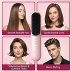 Fast Heating Cordless Hair Straightening Brush