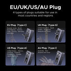 45W GaN Universal Travel Adapter with 4 Ports