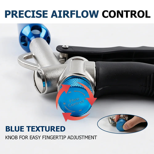 3-in-1 Adjustable High-Flow Pneumatic Air Blow Gun