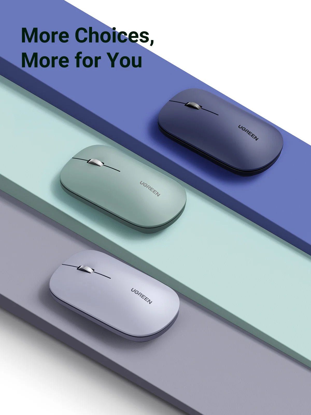 Slim Wireless Bluetooth Mouse with 4000 DPI Silent Click - 14