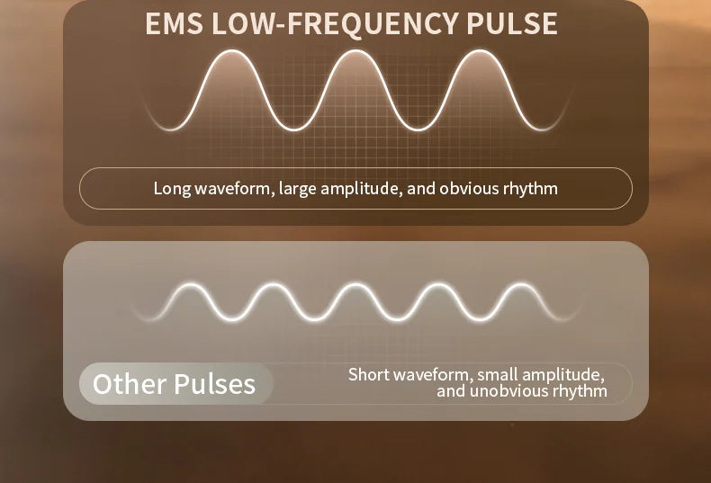 Electric Waist Pulse Massager for Abdominal Toning and Relaxation