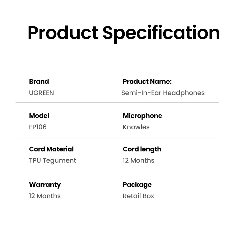 Hi-Fi Wired Earbuds with 3.5mm and USB-C Connectors