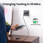 30W GaN USB-C Fast Wall Charger for Smartphones and Tablets