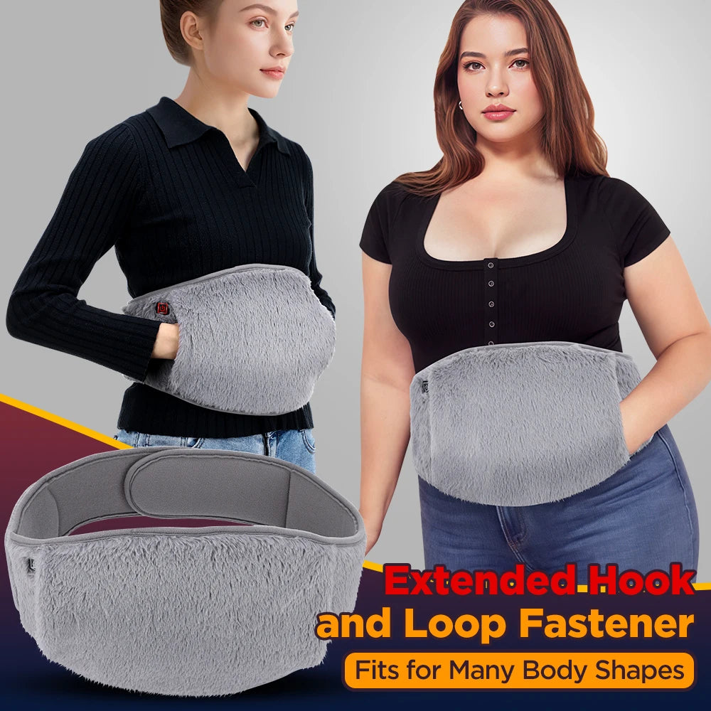 Electric Heated Waist Warmer Belt for Pain Relief