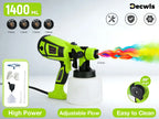 850W Electric HVLP Paint Sprayer with 5 Nozzles and 1400ml Container