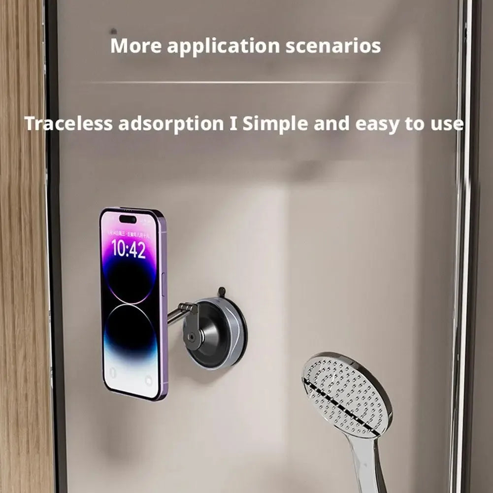 15W Magnetic Wireless Car Charger and Suction Phone Mount