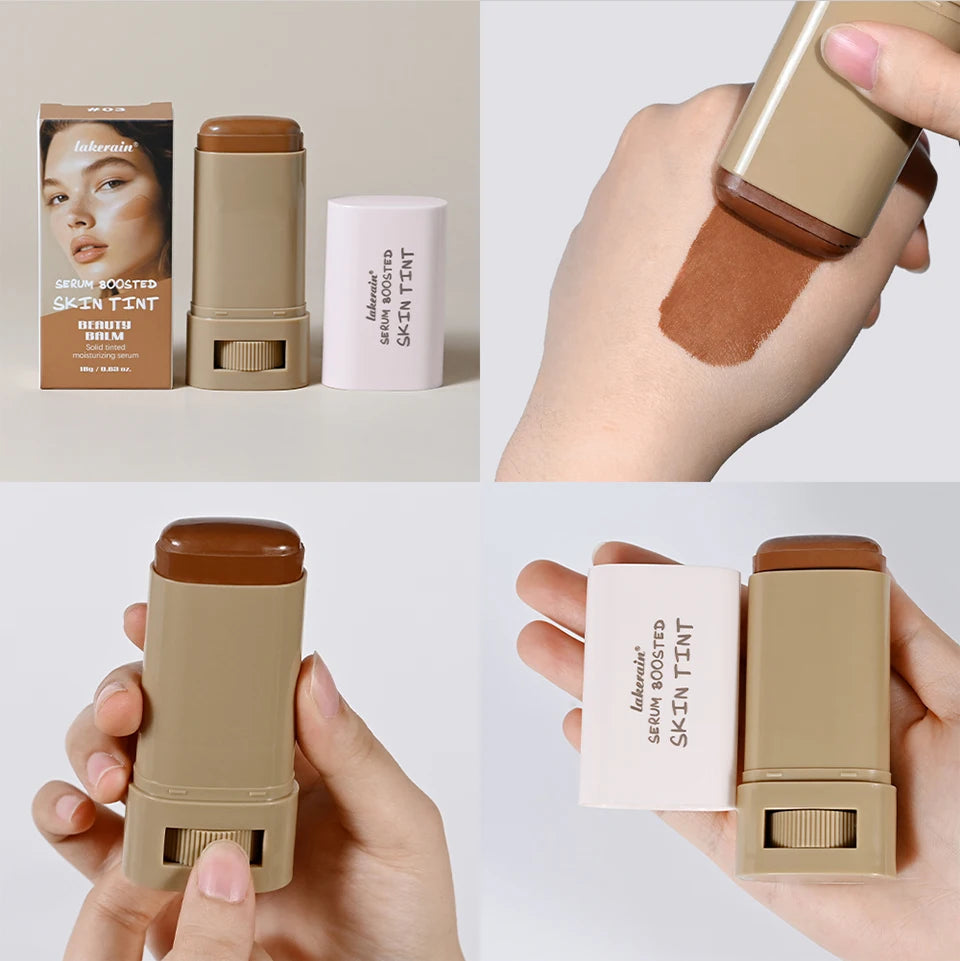 Matte Foundation Stick with Built-in Brush - 34