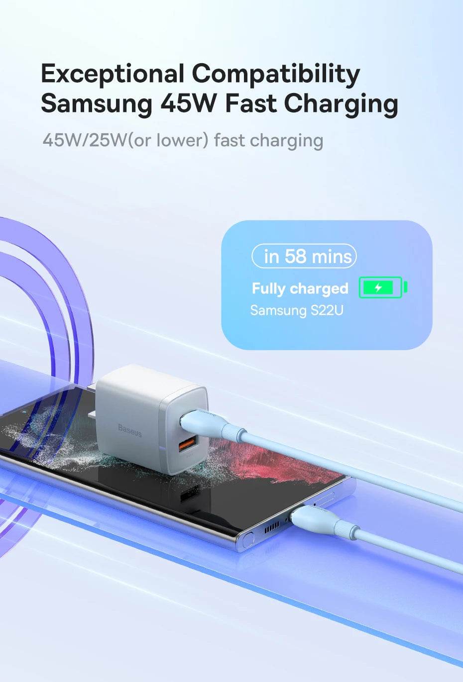 100W USB-C to USB-C Fast Charging Data Cable - 10