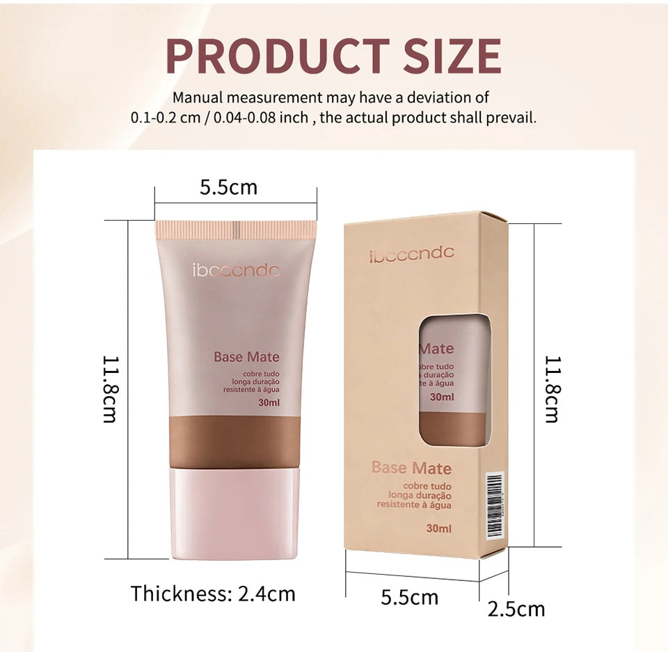 Long-Lasting Waterproof Matte Liquid Foundation - 17