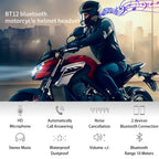 Bluetooth 5.0 Motorcycle Helmet Wireless Headset Handsfree Stereo Speaker