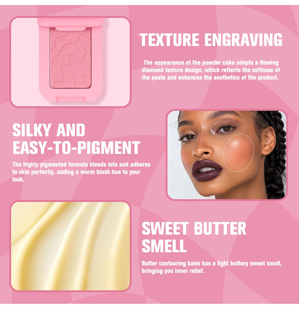 Waterproof Soft Matte Face Bronzer and Contouring Powder - 21