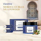 Moroccan Blue Nila Powder for Face Brightening and Cleansing