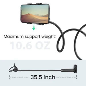 Flexible Gooseneck Phone Holder for Desk and Bed - 15