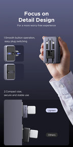 45W GaN Universal Travel Adapter with 4 Ports