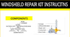 Car Windshield Glass Repair Kit for Cracks and Chips